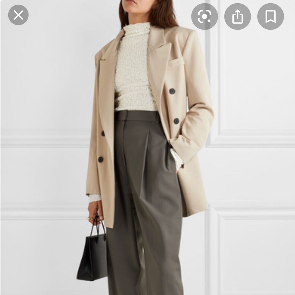 Frankie Shop Vanessa Ruched Top BNWT